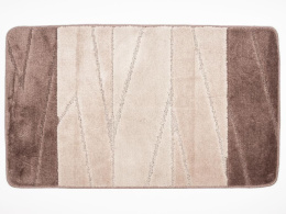 Коврик напольный для ванной на латекс. основе Enigma  40х 60см толщина 12мм, кофе Aqua-Prime