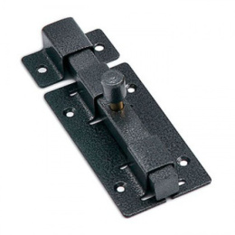 Задвижка дверная ЗД-06 (серебро) (кв.ригель)Секрет 09-006