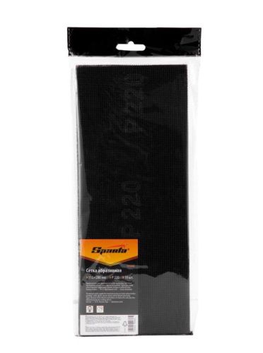 Сетка абразивная набор 10шт. зернистость P220 115х280мм Sparta 751345