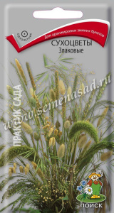 Сухоцветы Злаковые 0,3г цветной пакет Поиск