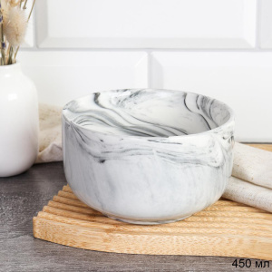 Салатник фарфоровый  450мл Мрамор W-304/747936