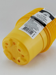 Горшок для рассады круглый d- 9см h- 6,8см, объем - 0,26л, формованный, цвет в ассортименте СЗТК