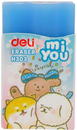 Ластик Deli Miyou, прямоугольный, ассорти EH303