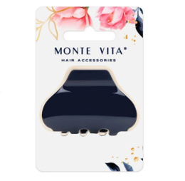 Краб для волос Monte Vita темно-синий, 6см 457022
