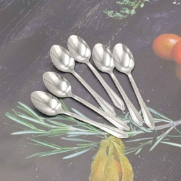 Набор ложек чайных из нержавеющей стали  6шт. Узор Радужный Дом РД85929