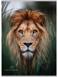 Тетрадь  96 листов А4 Красивый лев 96-9009