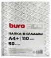 Папка-вкладыш А4 110мкм Buro, тисненная, матовая 1496930