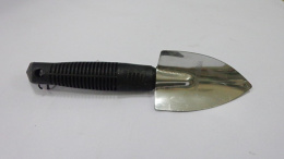 Совок посадочный из нержавеющей стали малый пластиковая ручка