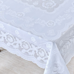 Клеенка - скатерть ажурная Lace 137х183см 10шт. в рулоне Grace LP-1026U-137