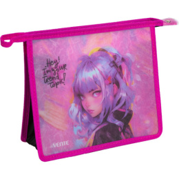 Папка для тетрадей А5 на молнии Devente Hey Girl 8056562