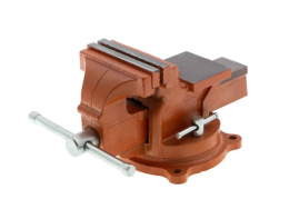 Тиски для верстака 100мм поворотные с наковальней, слесарные Sparta 186235