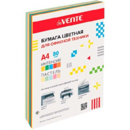 Бумага А4 Devente интенсив/пастель 5 цветов 80г 100 листов 2072201