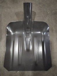 Лопата совковая металлическая 22х25см, 1,5мм, с ребрами жесткости, без черенка