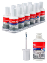 Корректирующая жидкость 20мл, на спиртовой основе, с кисточкой КЖ-3815