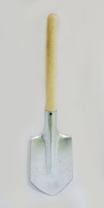 Лопата автомобильная оцинкованая ЛА деревянный черенок