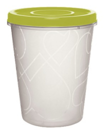 Емкость для продуктов пластиковая с завинчивающейся крышкой 1,0л Vanilla Sugar&Spice SE188911