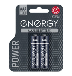 Батарейка Energy Power алкалиновая LR03 ( 2шт. на блистере) 107041
