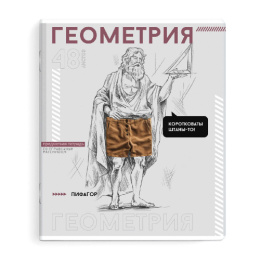 Тетрадь  48 листов П Геометрия Яркие детали 67538