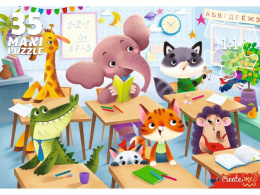Пазлы   35 элементов Макси Зверята в школе №8 П35-7734
