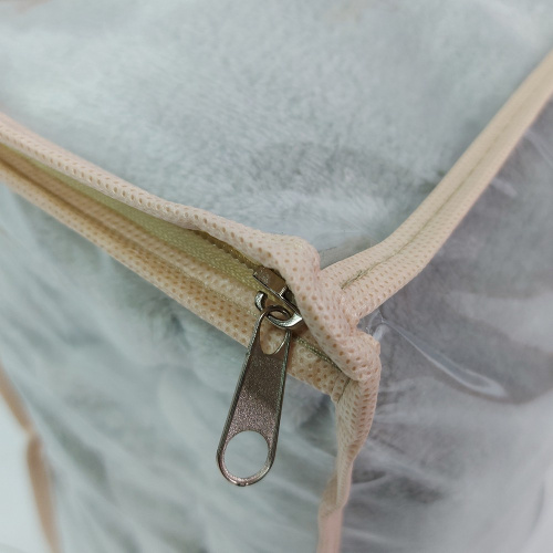 Плед 150х200см фланель Клетка серая ДомВелл 152B