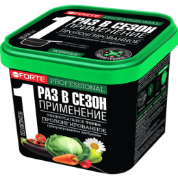 Удобрение универсальное Turbo 1л гранулированное пролонгированное с биодоступным кремнием Bona Forte