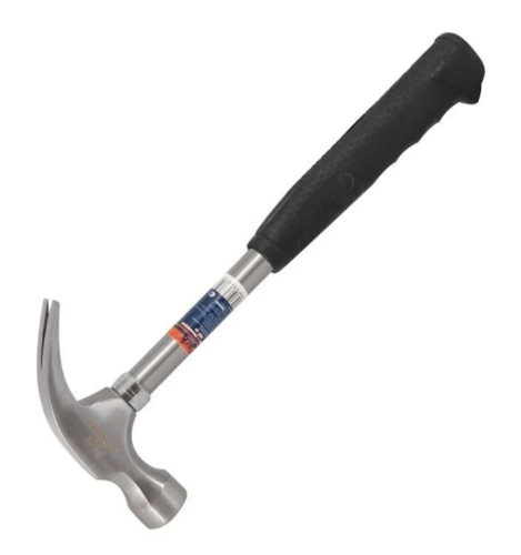 Молоток-гвоздодер 0,56кг металлическая обрезиненная ручка Park HAM56CL/354110