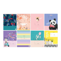 Тетрадь  12 листов линейка BG Mix-8 Девочки Т5ск12 11698