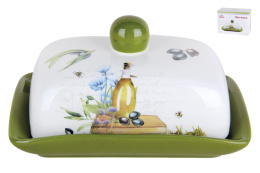 Масленка керамическая (доломит) прямоугольная Olives, в п/у Коралл HC601R-B21