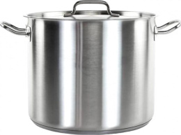 Кастрюля из нержавеющей стали  9,0л 240мм металлическая крышка, Professional Appetite SH12902