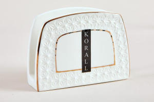 Салфетница керамическая 100мм Снежная королева Коралл CS880408-A