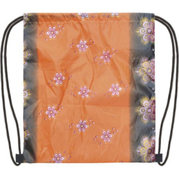 Сумка для обуви Attomex 35х40см Оранжевая с цветами 7040741