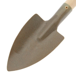 Совок посадочный металлический малый деревянная ручка