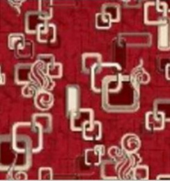 Коврик напольный на войлочной основе с низким ворсом Принт 120х250см p1594/с5p