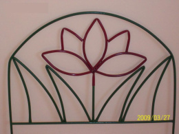 Забор металлический 0,70х0,74м (комплект из 5 секций) Лотос LDN