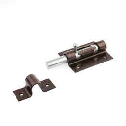 Засов круглый Делга, медь, с проушиной Делга 35691