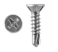 Саморез оконный 3,9х16 сверло (белый цинк) 278-3916б