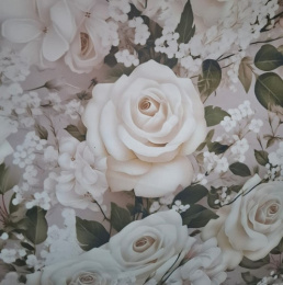 Клеенка столовая на тканевой основе с ПВХ покрытием 1,4х20м Grace STS229A