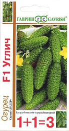 Огурец Углич F1 20шт. цветной пакет серия 1+1 Гавриш