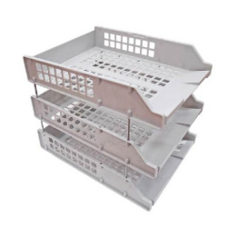 Лотки для бумаг набор 3шт. Стамм, серый ЛТ111 ЛТГ-63794