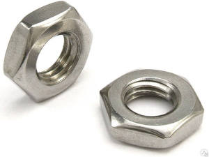 Гайка низкая DIN439 А2 М18 нерж. 43918