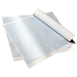 Бумага масштабно-координатная Ф400х600 синяя 120288