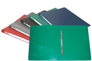 Папка с пружинным зажимом Бюрократ -PZ07P