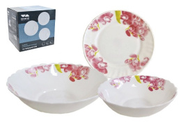 Набор столовый стеклокерамический 13 предметов Орхидея, в п/у Lavenir 13PCS YF16026