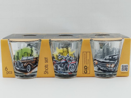 Набор стопок стеклянных Ода 6шт. 50мл Ретро, в ассортименте, в п/у Gid Glass D1250/06