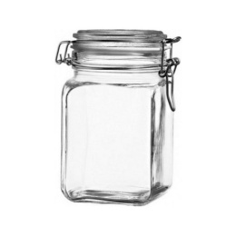 Банка стеклянная с бугельным замком Kremlin 1,0л, в п/у Pasabahce Бор 97626