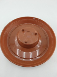 Поддон 275мм пластиковый для подвесного кашпо Глория 6л терракотовый 5plast 5PL0545