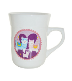 Кружка фарфоровая 220мл Альпаки Lavenir к9-1202