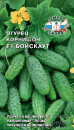 Огурец Бойскаут F1 0,3г цветной пакет Седек