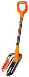 Лопата снеговая автомобильная стальная металлический черенок V-р 20,5х27см Finland 2262