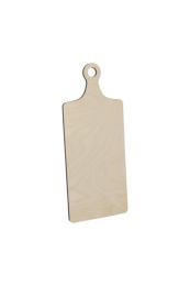 Доска разделочная из фанеры без рисунка 350х140мм Мирхозторг 1234